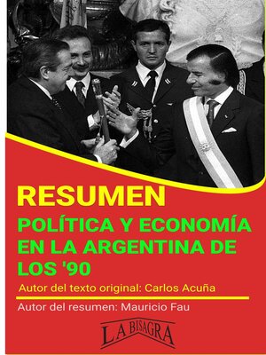 cover image of Resumen de Política y Economía en la Argentina de los 90